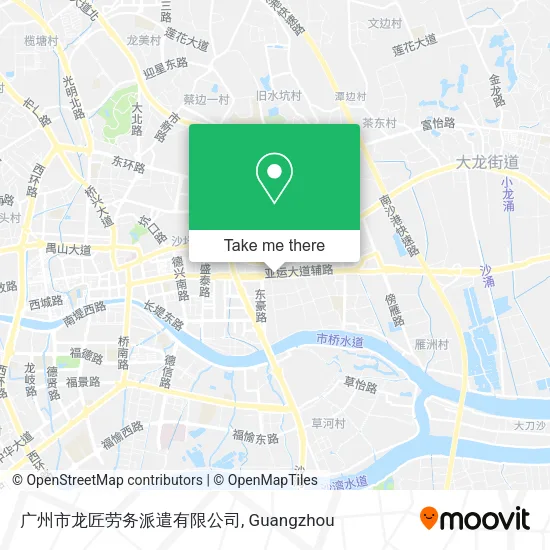 广州市龙匠劳务派遣有限公司 map