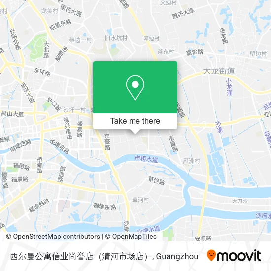 西尔曼公寓信业尚誉店（清河市场店） map