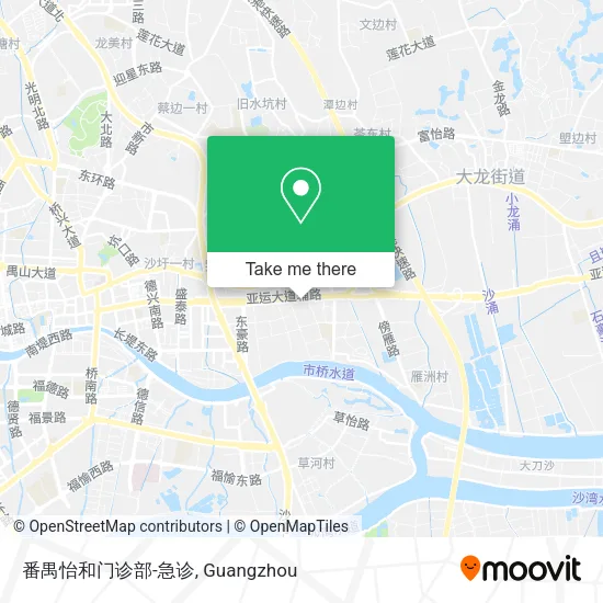 番禺怡和门诊部-急诊 map