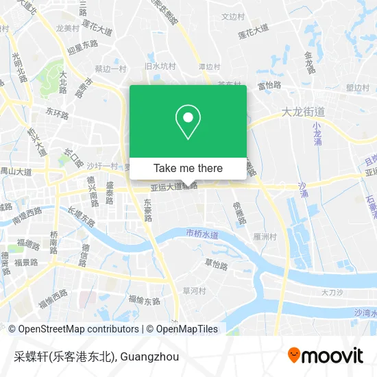 采蝶轩(乐客港东北) map