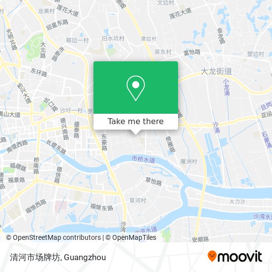 清河市场牌坊 map