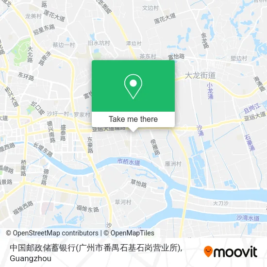 中国邮政储蓄银行(广州市番禺石基石岗营业所) map