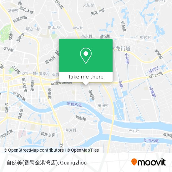 自然美(番禺金港湾店) map