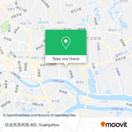 信业尚东尚筑-B区 map