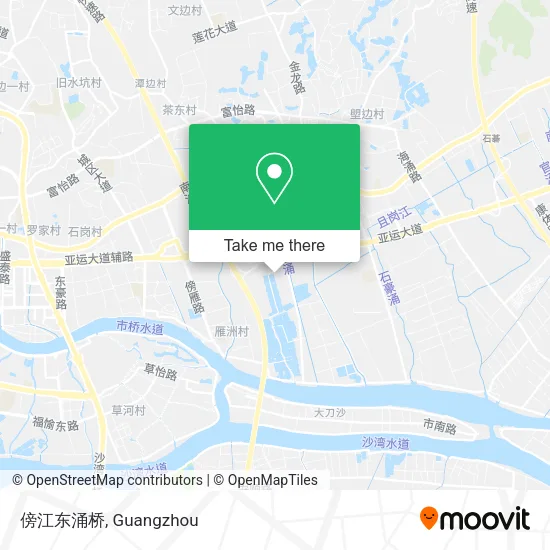 傍江东涌桥 map