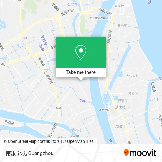 南派学校 map