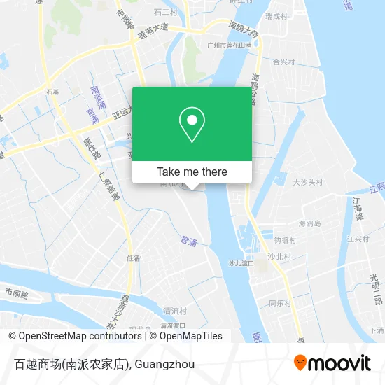 百越商场(南派农家店) map