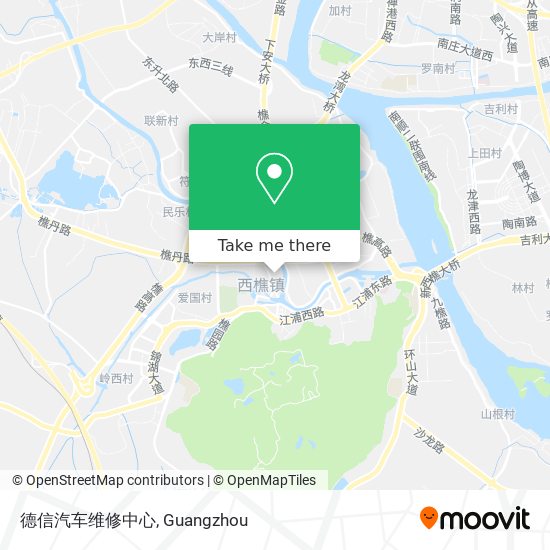 德信汽车维修中心 map