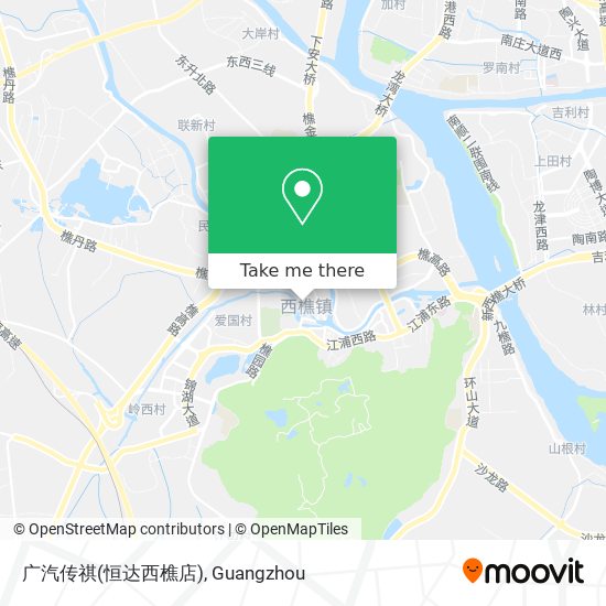 广汽传祺(恒达西樵店) map