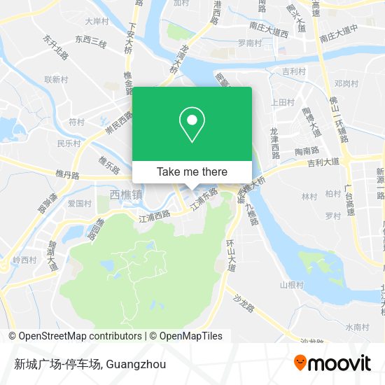 新城广场-停车场 map