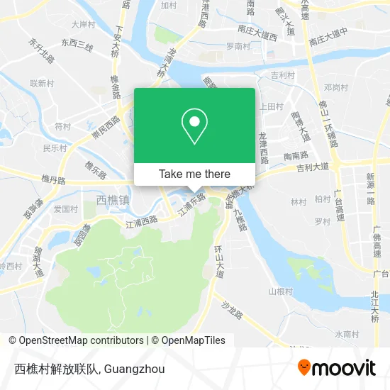 西樵村解放联队 map