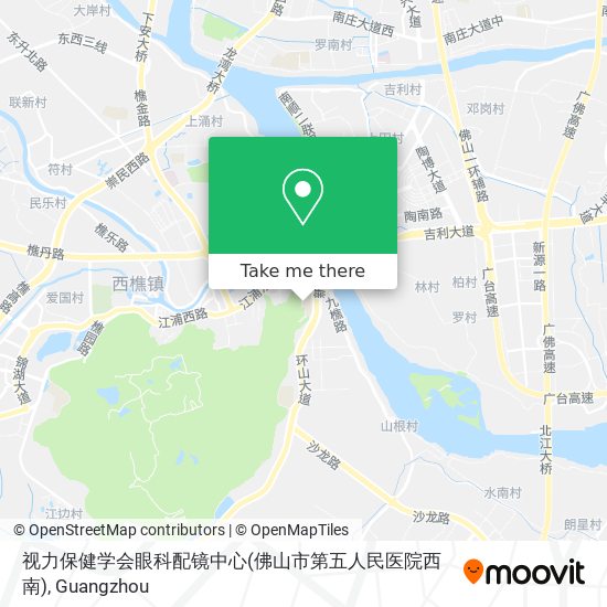 视力保健学会眼科配镜中心(佛山市第五人民医院西南) map