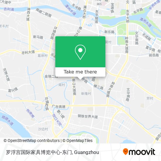 罗浮宫国际家具博览中心-东门 map