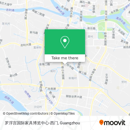 罗浮宫国际家具博览中心-西门 map