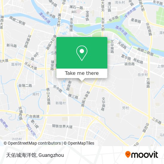 天佑城海洋馆 map