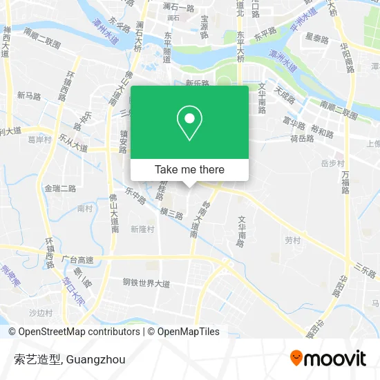 索艺造型 map