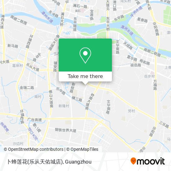 卜蜂莲花(乐从天佑城店) map