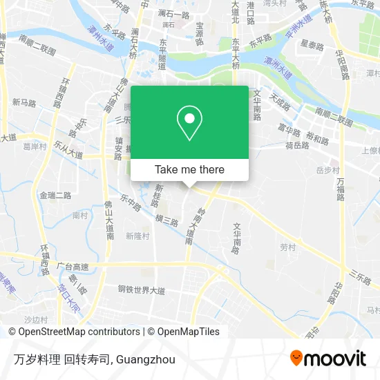 万岁料理 回转寿司 map