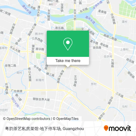 粤韵茶艺私房菜馆-地下停车场 map