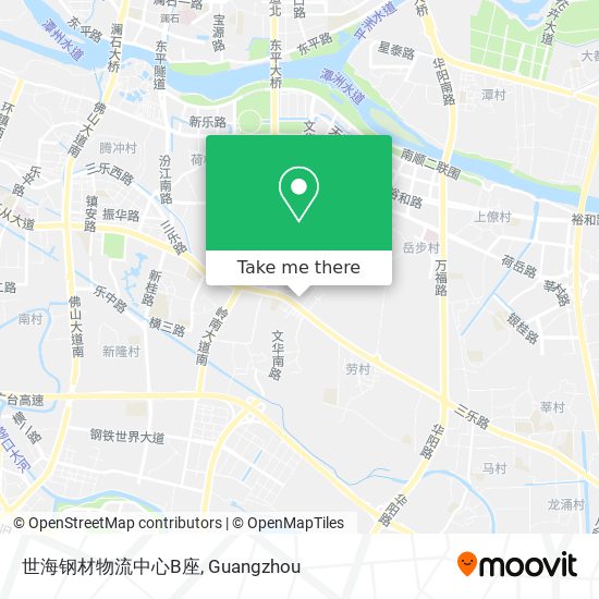 世海钢材物流中心B座 map