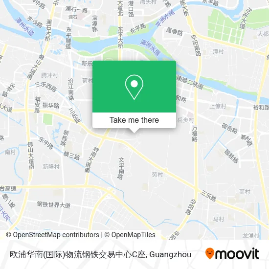 欧浦华南(国际)物流钢铁交易中心C座 map