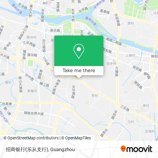 招商银行(乐从支行) map