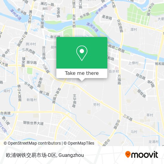 欧浦钢铁交易市场-D区 map