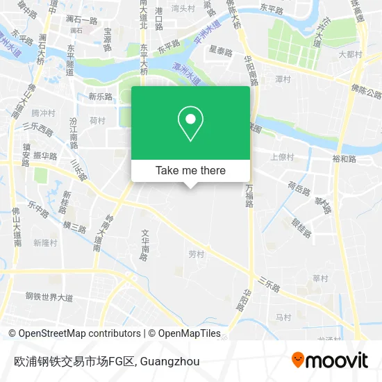 欧浦钢铁交易市场FG区 map