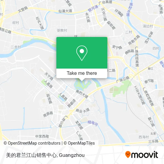 美的君兰江山销售中心 map