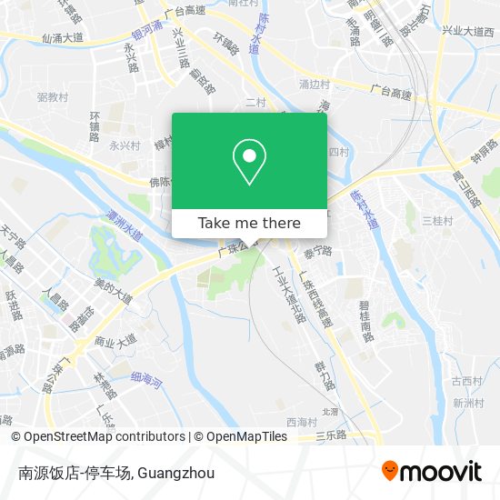 南源饭店-停车场 map