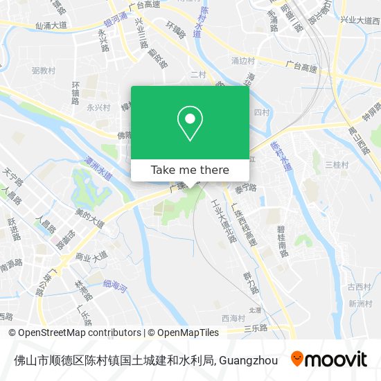 佛山市顺德区陈村镇国土城建和水利局 map