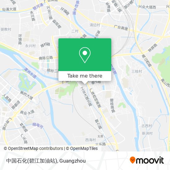 中国石化(碧江加油站) map