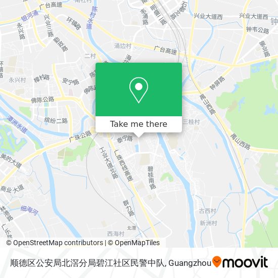 顺德区公安局北滘分局碧江社区民警中队 map