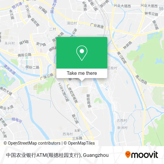 中国农业银行ATM(顺德桂园支行) map