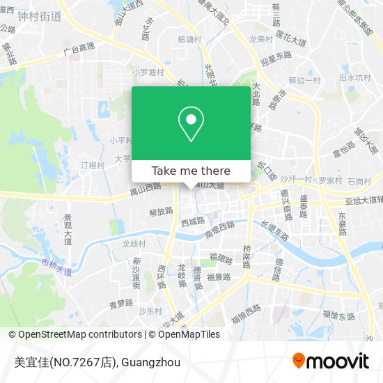美宜佳(NO.7267店) map