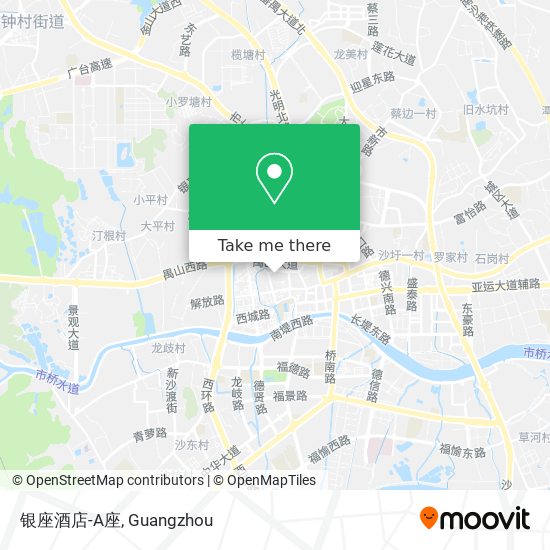 银座酒店-A座 map