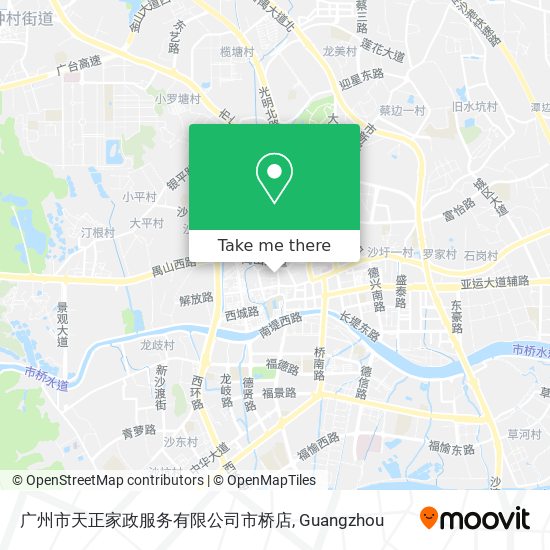 广州市天正家政服务有限公司市桥店 map