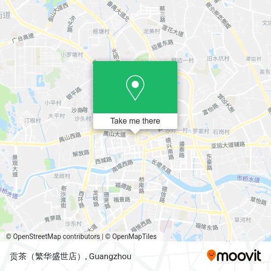 贡茶（繁华盛世店） map