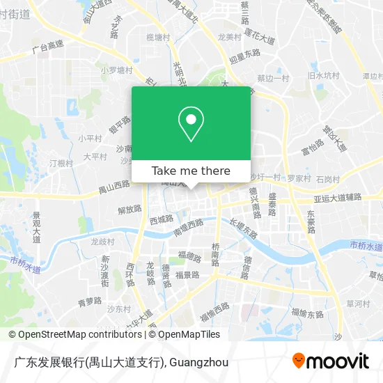 广东发展银行(禺山大道支行) map