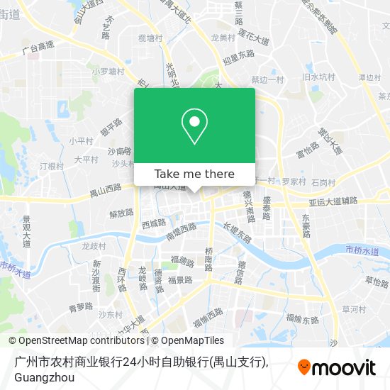 广州市农村商业银行24小时自助银行(禺山支行) map