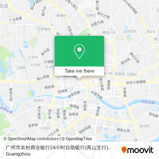 广州市农村商业银行24小时自助银行(禺山支行) map