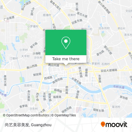 尚艺美容美发 map
