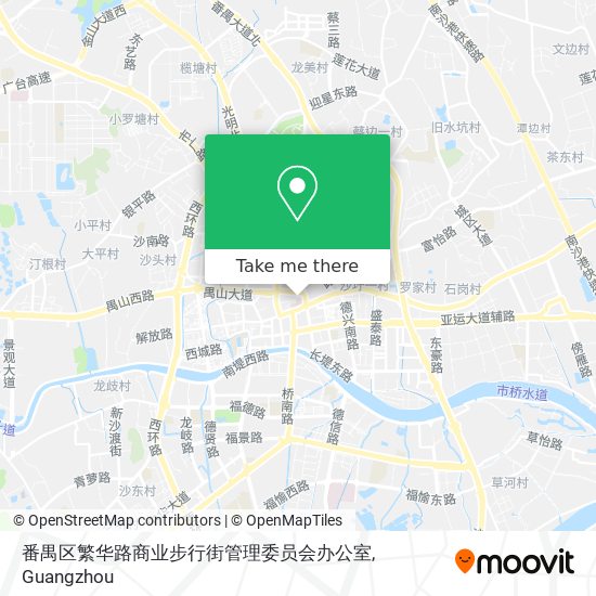 番禺区繁华路商业步行街管理委员会办公室 map