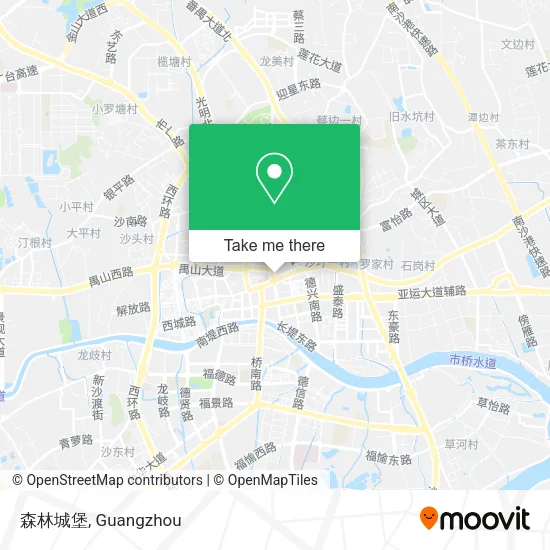 森林城堡 map