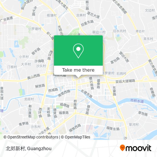 北郊新村 map