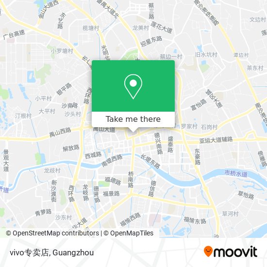 vivo专卖店 map