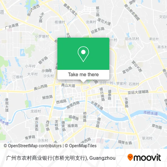 广州市农村商业银行(市桥光明支行) map