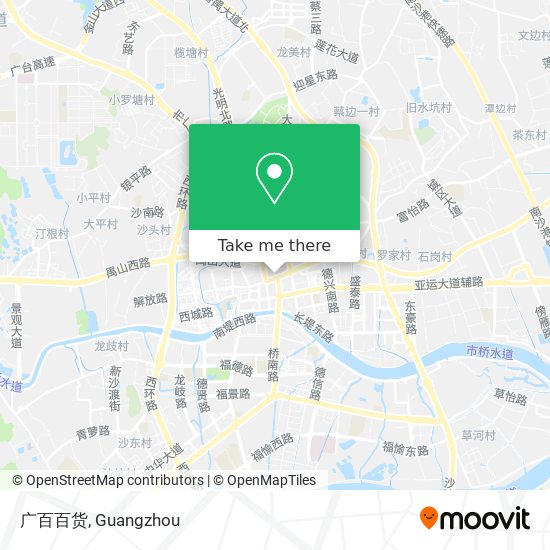广百百货 map