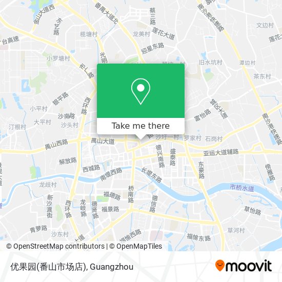 优果园(番山市场店) map