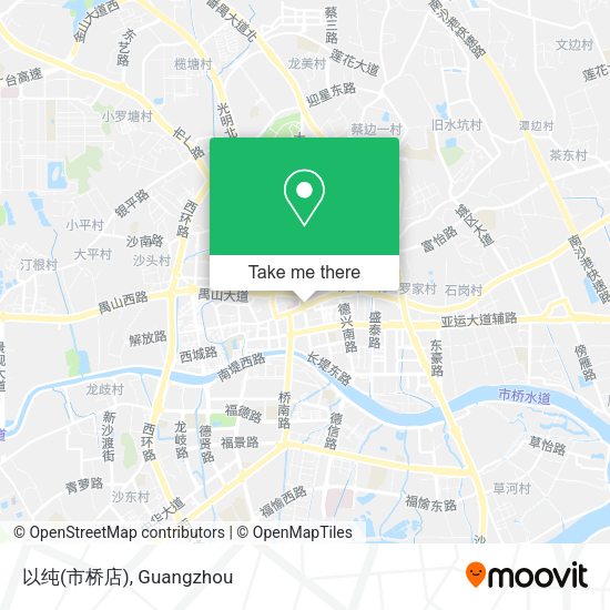 以纯(市桥店) map
